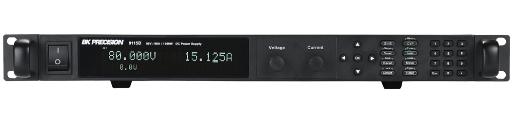 Bộ nguồn lập trình DC BKPRECISION 9115B (0~80V, 0~60A, 1200W)